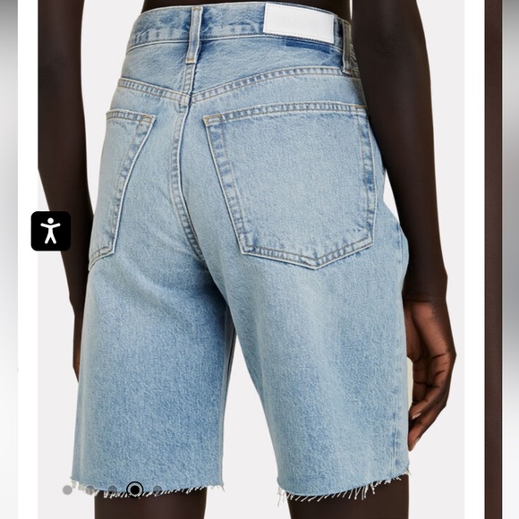 NWT Re/Done 90’s Comfy Organic Cotton Denim Jean Shorts Size 25 - Picture 4 of 15